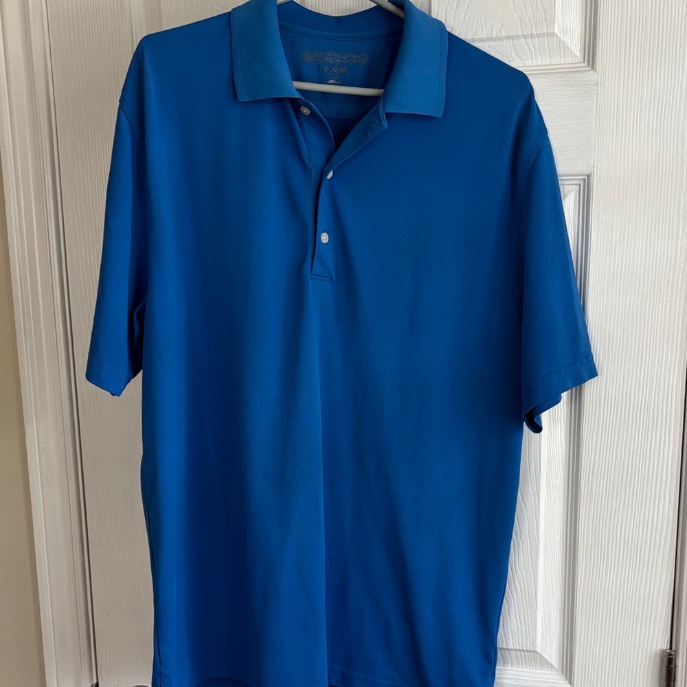 Greg Norman Collection Vibrant Blue Polo Shirt